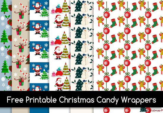 Free Printable Christmas Candy Wrappers