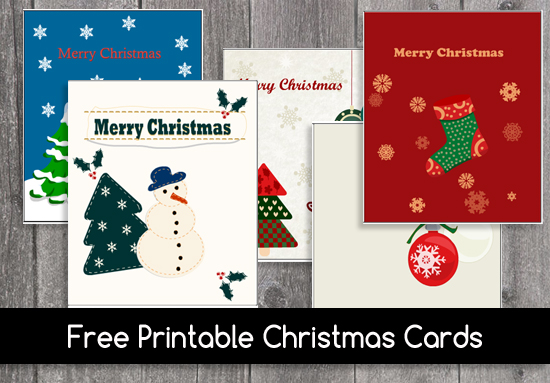 20 Free Printable Christmas Cards