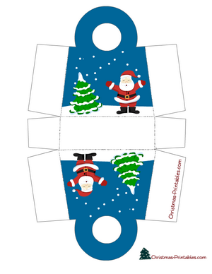 cute free printable bag for christmas