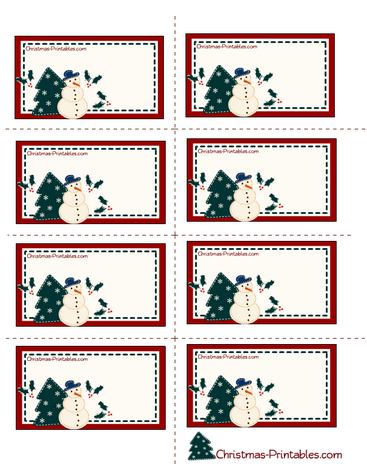 Applique like Christmas Labels