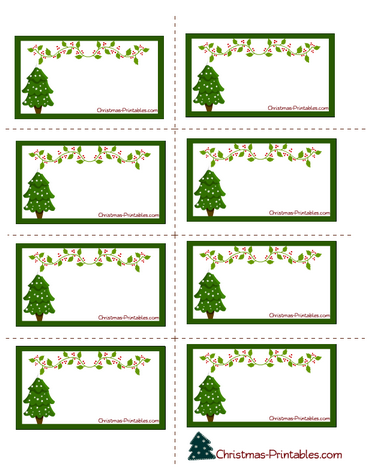 Elegant Christmas Labels