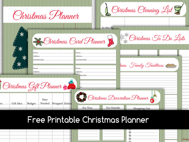 Free Printable Christmas Planner and To Do Lists