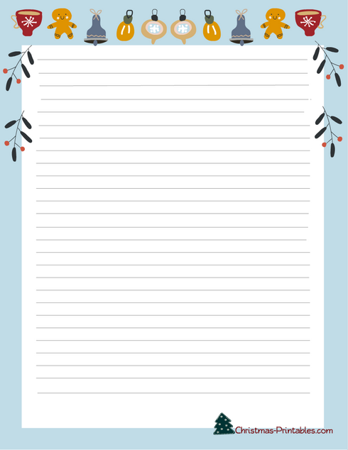 Free Printable Christmas Stationery