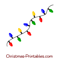 christmas lights clipart