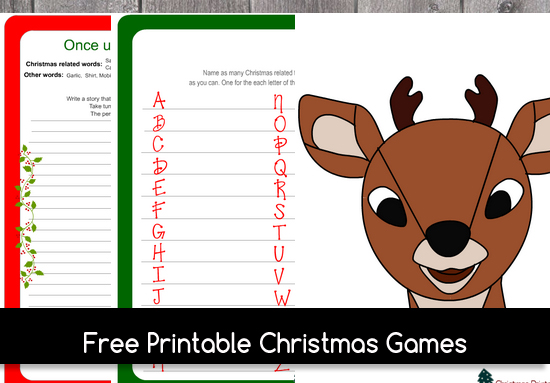 Free Printable Christmas Games